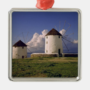 Europe, Greece, Mykonos. White-washed Metal Ornament