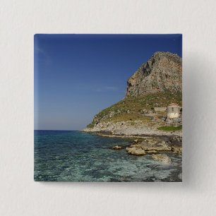 Europe, Greece, Peloponnese, Monemvasia. The 2 Inch Square Button