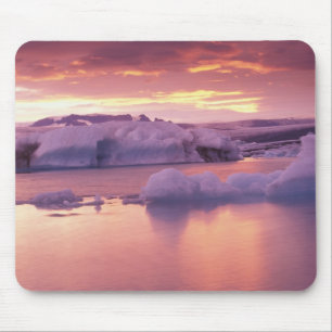 Europe, Iceland, Jokulsarlon lagoon Mouse Pad