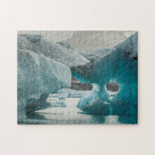 Europe, Iceland, JokUSArlon. Iceberg Formations Jigsaw Puzzle