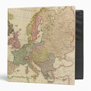Europe Illustrated Map Binder