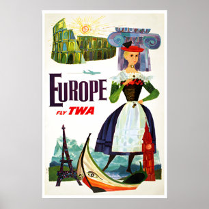 Europe Impression Voyageur Européen Art TWA David