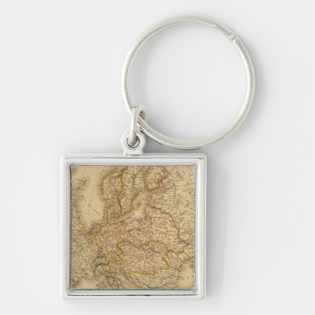 Europe in 1789 keychain (Front)