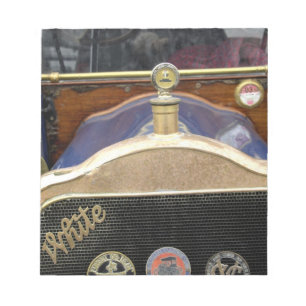 Europe, Ireland, Dublin. Vintage auto, White 2 Notepad