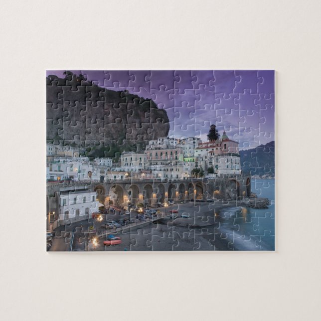 Europe, Italy, Campania (Amalfi Coast) Atrani: Jigsaw Puzzle (Horizontal)