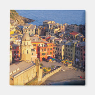 Europe, Italy, Cinque Terre. Village of Vernazza Magnet