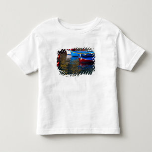 Europe, Italy, Cinque Terry, boats in Vernazza Toddler T-shirt