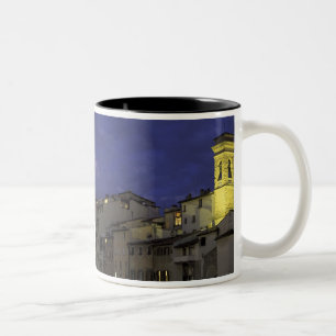 Europe, Italy, Florence, Architectural detail; Two-Tone Coffee Mug