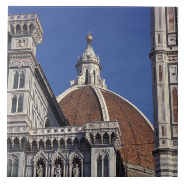 Europe, Italy, Florence. Duomo Cathedral Tile (Front)