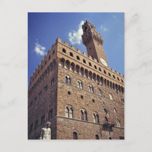 Europe, Italy, Florence. The medieval Plazzo Postcard