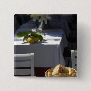 Europe, Italy, Liguria region, Cinque Terre, 2 Inch Square Button