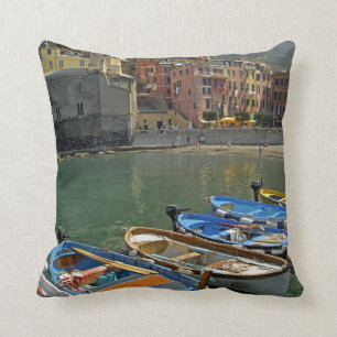 Europe, Italy, Liguria region, Cinque Terre, 2 Throw Pillow