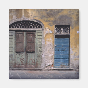 Europe, Italy, Lucca. These old doors add Magnet