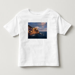Europe, Italy, Manarola. The cliff-nestled Toddler T-shirt