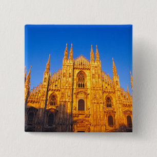 Europe, Italy, Milan, Cathedral of Milan 2 Inch Square Button