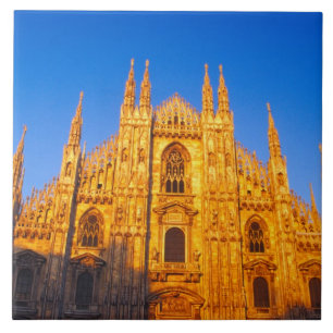 Europe, Italy, Milan, Cathedral of Milan Tile