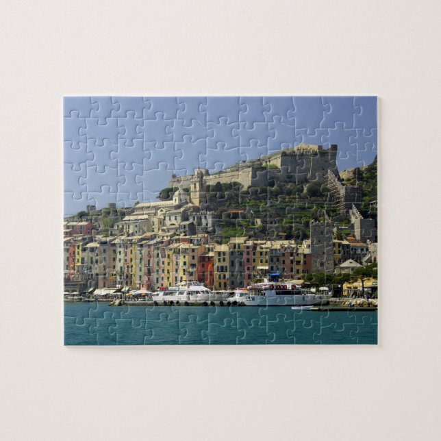 Europe, Italy, Portovenere aka Porto Venere. Jigsaw Puzzle (Horizontal)