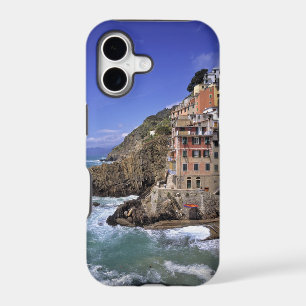 Europe, Italy, Riomaggiore. Riomaggiore is built