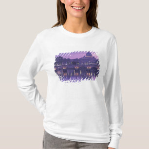 Europe, Italy, Rome. St. Peter's and Ponte Sant T-Shirt