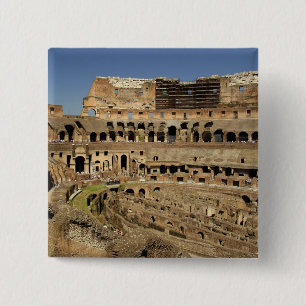 Europe, Italy, Rome. The Colosseum (aka 2 Inch Square Button