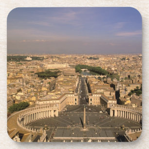 Europe, Italy, Rome, The Vatican. View from St. Coaster