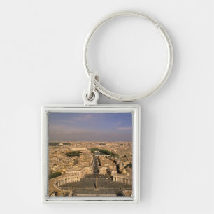 Europe, Italy, Rome, The Vatican. View from St. Keychain