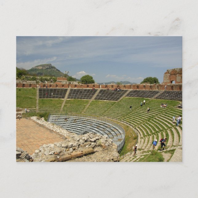 Europe, Italy, Sicily, Taormina. 3rd century 2 Postcard (Front)