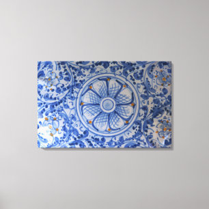 Europe, Italy, Sicily, Taormina. Traditional 3 Canvas Print