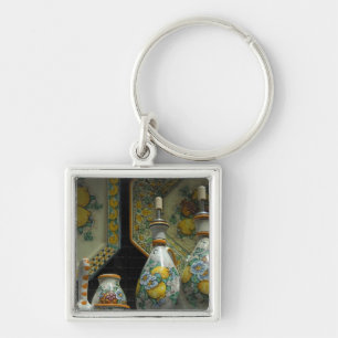 Europe, Italy, Sicily, Taormina. Traditional 7 Keychain