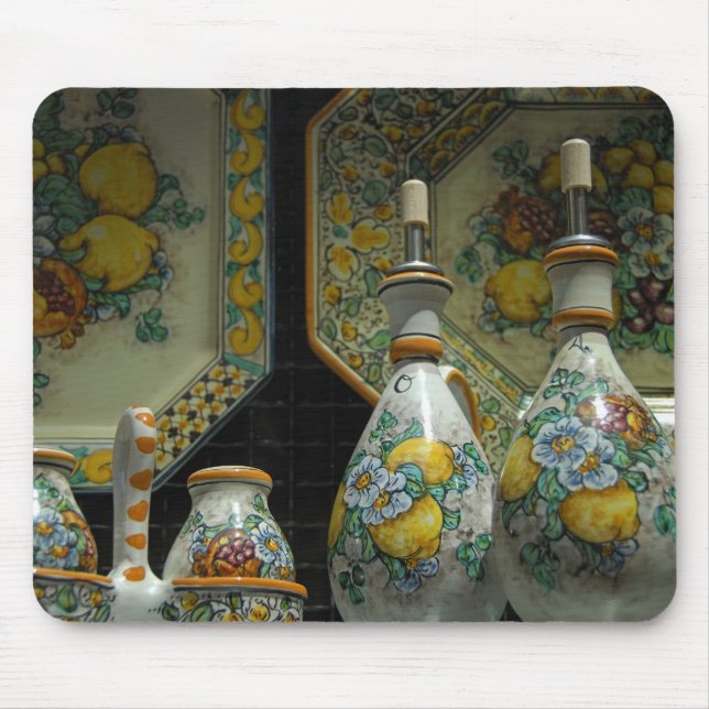 Europe, Italy, Sicily, Taormina. Traditional 7 Mouse Pad