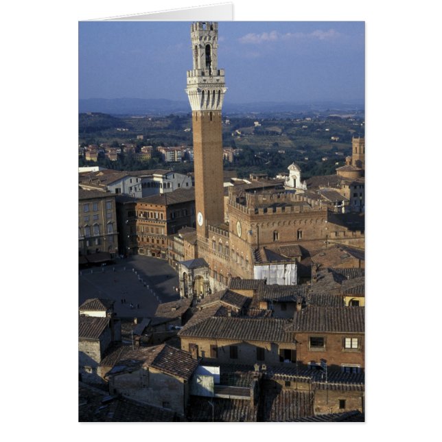 Europe, Italy, Siena. Town overview (Front)