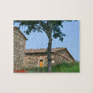 Europe, Italy, Tuscany, abandoned villa in Jigsaw Puzzle