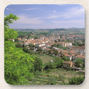 Europe, Italy, Tuscany, Certaldo. Medieval hill Coaster