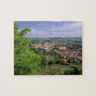 Europe, Italy, Tuscany, Certaldo. Medieval hill Jigsaw Puzzle