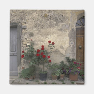 Europe, Italy, Tuscany, Chianti, Tuscan doorway; Magnet