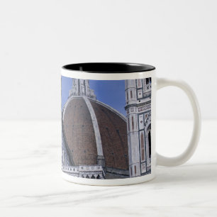 Europe, Italy, Tuscany, Florence. Piazza del 2 Two-Tone Coffee Mug
