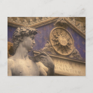 Europe, Italy, Tuscany, Florence, Piazza della Postcard