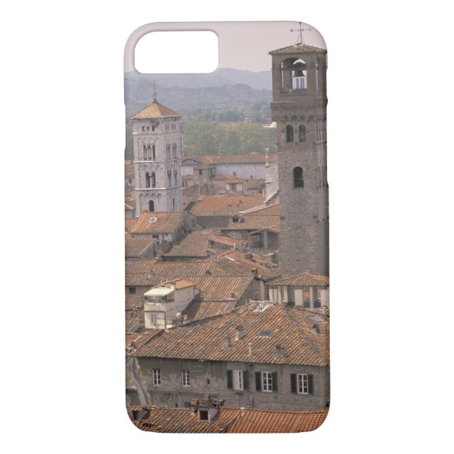 Europe, Italy, Tuscany, Lucca, Town panorama Case-Mate iPhone Case (Back)