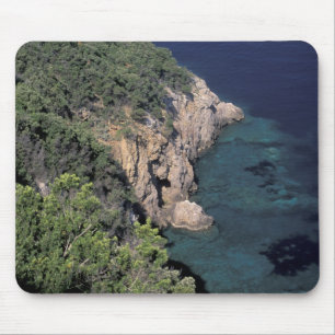 Europe, Italy, Tuscany. Rocky coast; Cala Mouse Pad