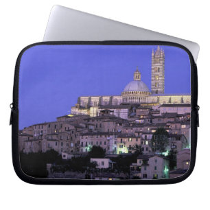 Europe, Italy, Tuscany, Siena. 13th C. Duomo and Laptop Sleeve