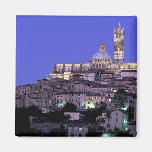 Europe, Italy, Tuscany, Siena. 13th C. Duomo and Magnet (Front)