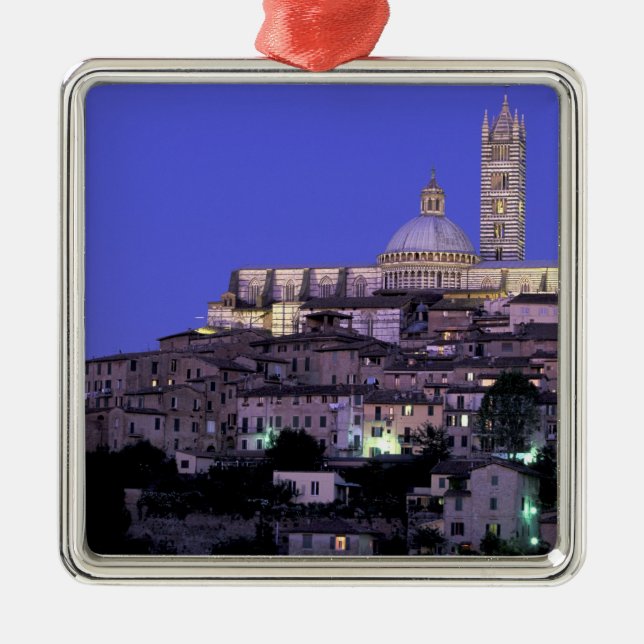 Europe, Italy, Tuscany, Siena. 13th C. Duomo and Metal Ornament (Front)