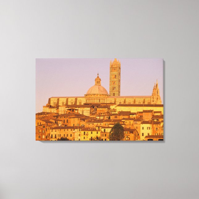 Europe, Italy, Tuscany, Siena. 13th century 2 Canvas Print (Front)