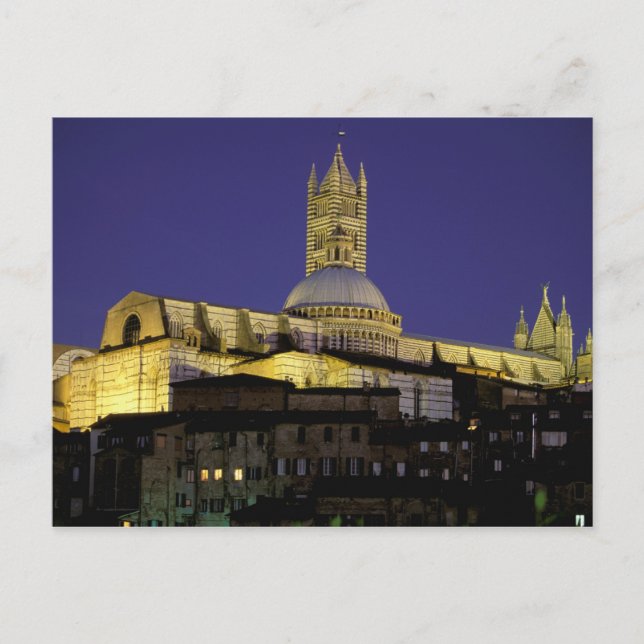 Europe, Italy, Tuscany, Siena. 13th century Postcard (Front)