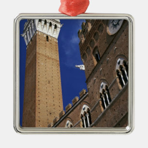 Europe, Italy, Tuscany, Siena. Torre del Metal Ornament