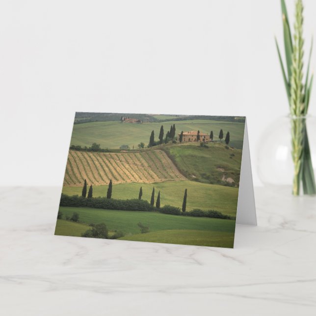 Europe, Italy, Tuscany, Val d' Orcia, Tuscan Card (Front)