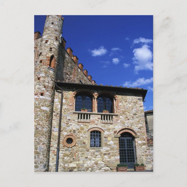 Europe, Italy, Umbria, Chianti, Montebenichi. Postcard (Front)