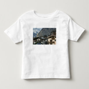 Europe, Italy, Valle d'Aosta, COURMAYEUR: Town Toddler T-shirt