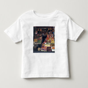 Europe, Italy, Venice area. Colourful fruits and Toddler T-shirt