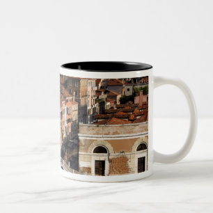 Europe, Italy, Venice. Canal views. UNESCO Two-Tone Coffee Mug